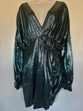Women's XL Green Blouse